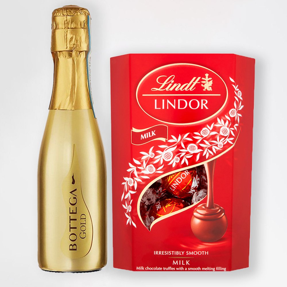 Bottega 20Cl & Lindt Milk 200G Alcohol