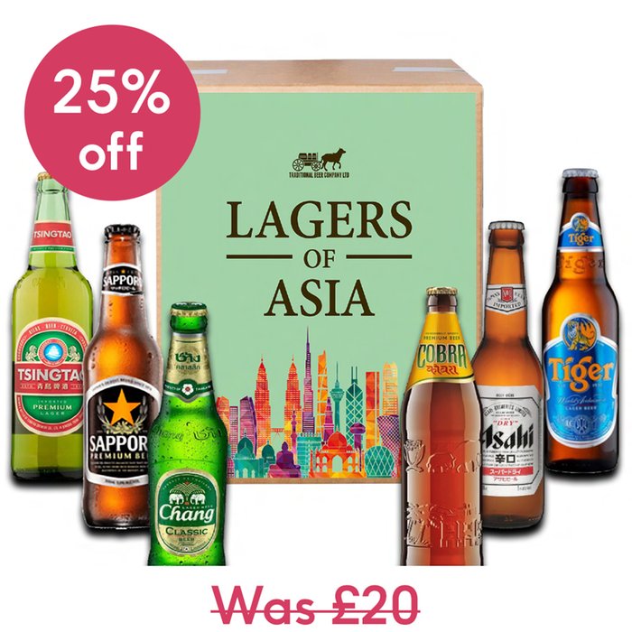 Traditional Beer Company Lagers of Asia Case of 6