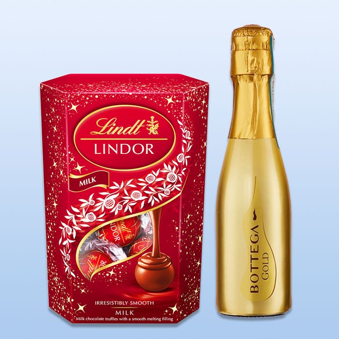 Lindt Festive Original 200g & Bottega 20cl