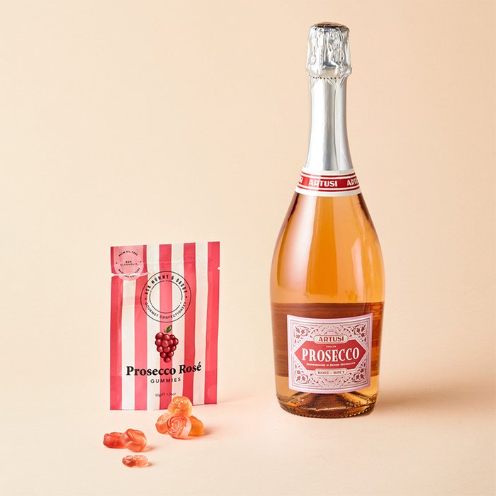 Artusi Prosecco Rosé & Gummies Bundle