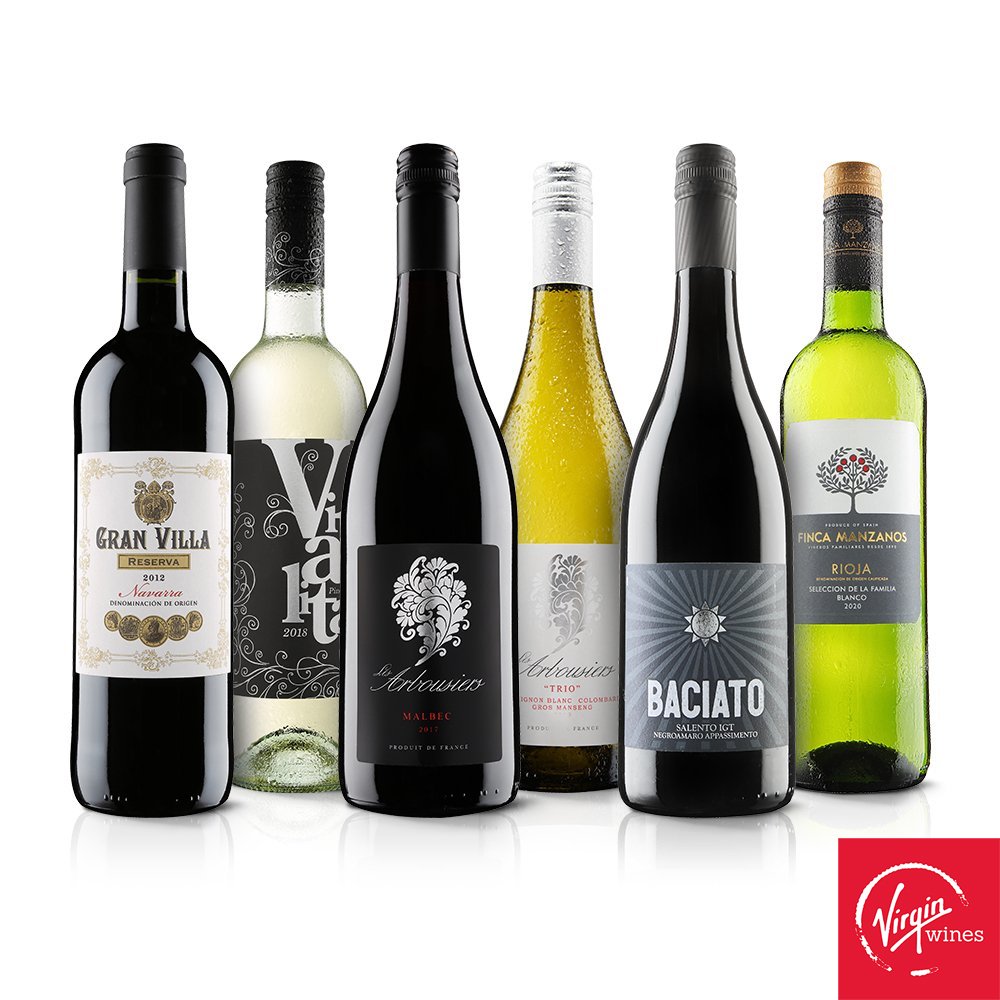 Virgin Wines Around Europe In 6 Wines Gift Set Alcohol