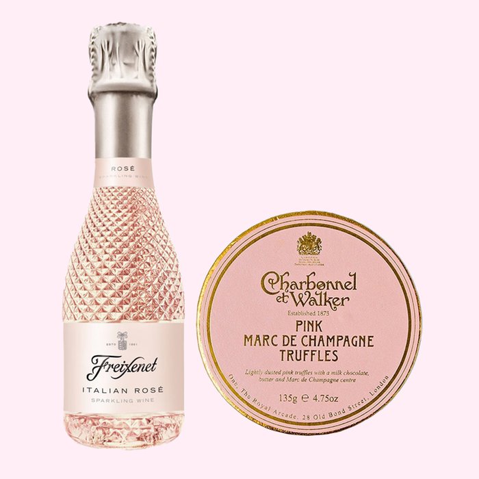 Sparkling Rosé & Champagne Truffles