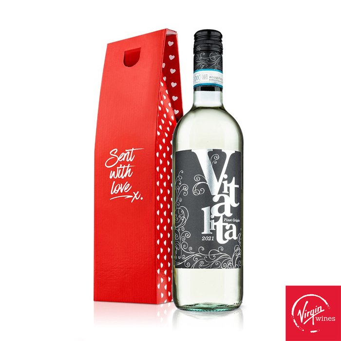 Virgin Wines Sent With Love Pinot Grigio Gift Box 75cl