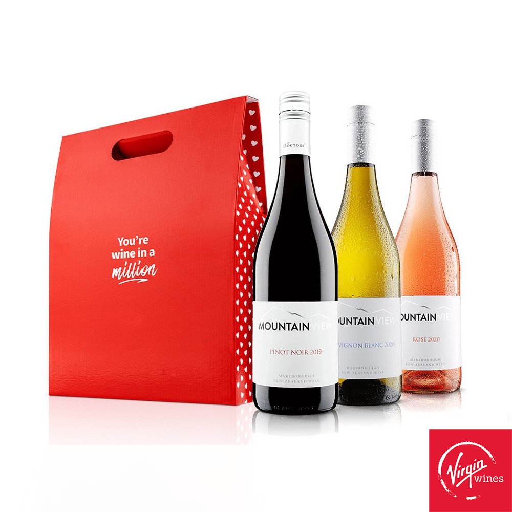 Virgin Wines Wine In A Million New Zealand Wine Trio Gift Box 75Cl Alcohol