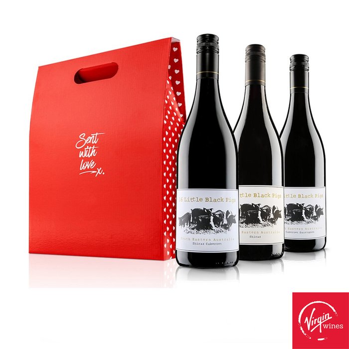 Virgin Wines Sent with Love Wine Trio Gift Box 75cl