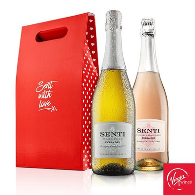 Virgin Wines Sent with Love Prosecco Duo Gift Set 75cl