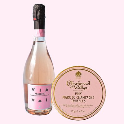 Prosecco Rosé & Pink Champagne Truffles