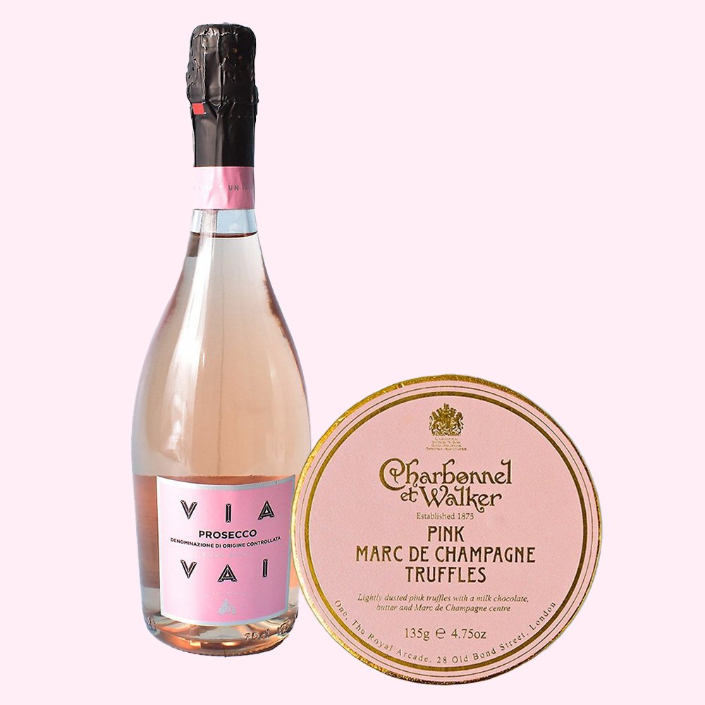 Charbonnel Et Walker Prosecco Rosé & Pink Champagne Truffles Alcohol