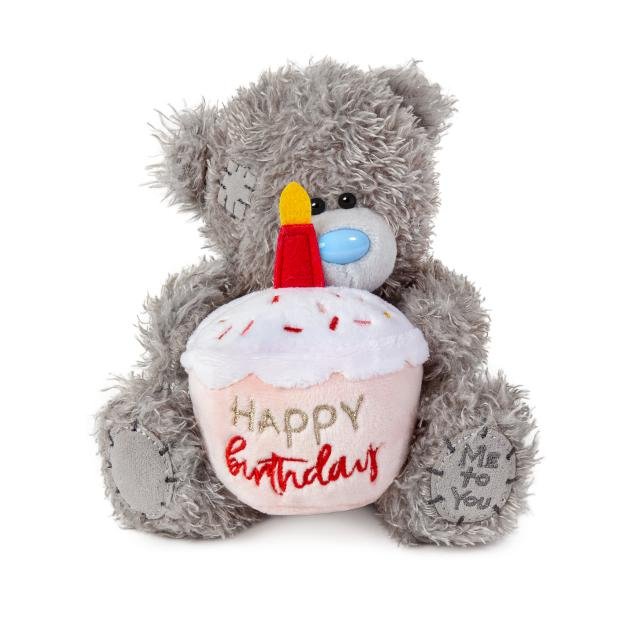 Me To You Tatty Teddy Birthday Cupcake Soft Toy