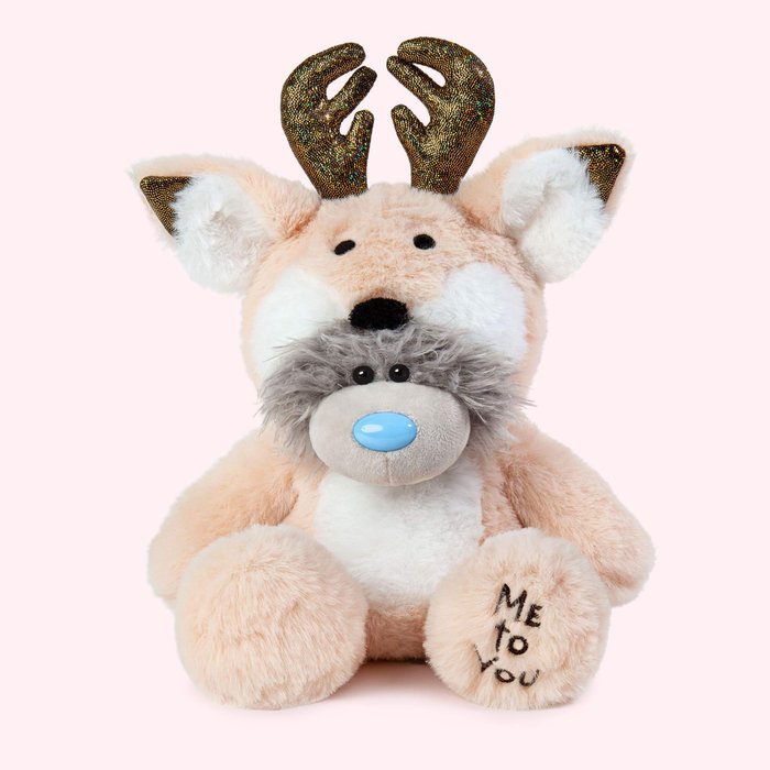 Tatty Teddy 23cm Winter Deer Bear