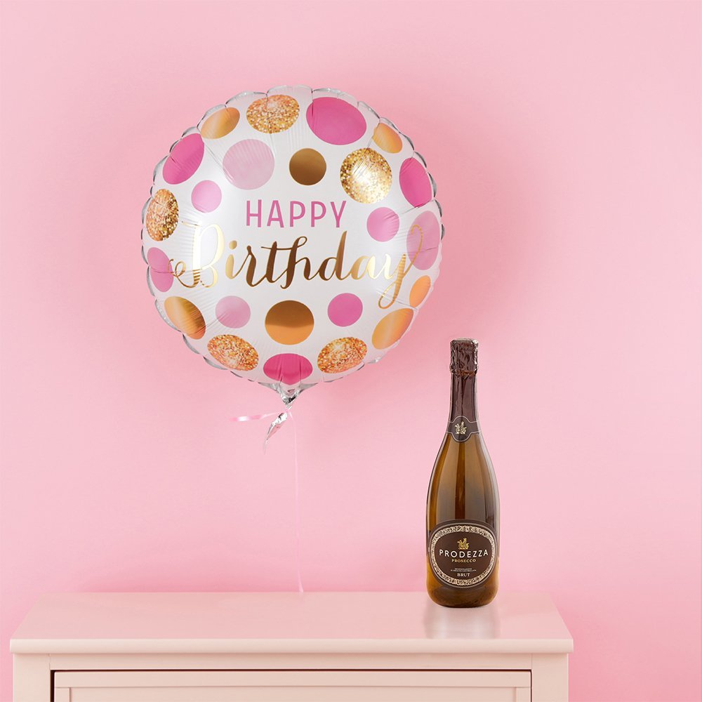 Happy Birthday Prosecco Gift Set Balloon