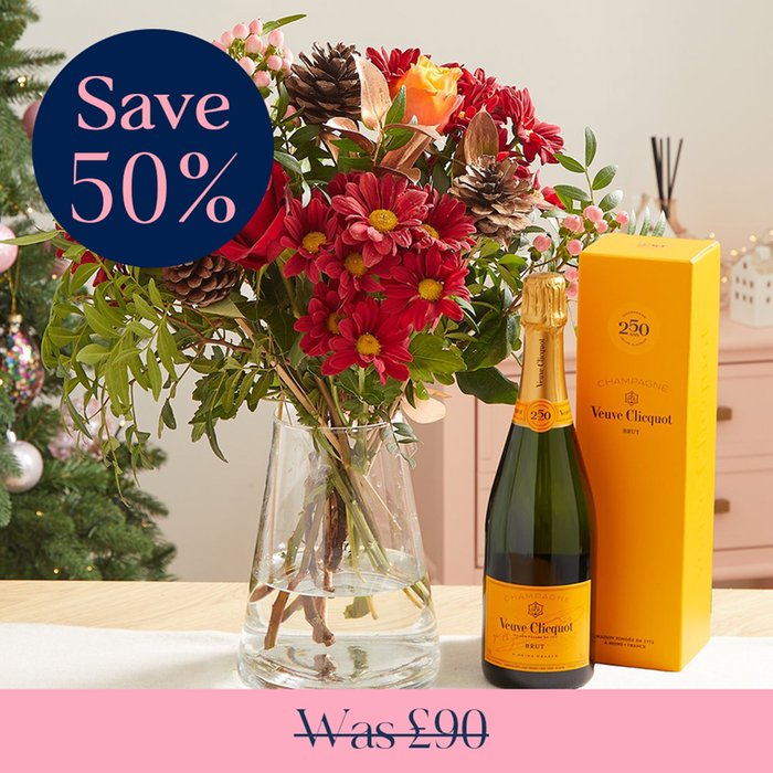 December Veuve Gift Set Moonpig