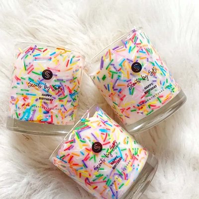 Happy Birthday Sprinkly Candle