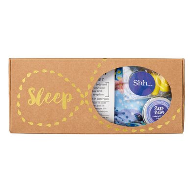 Sleep Blue Cockatoo Eye Pillow, Sleep Balm & Earplugs