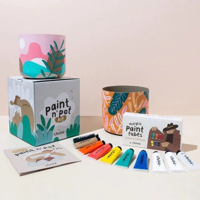 Crockd Paint N' Pot Kit: Paint A Planter
