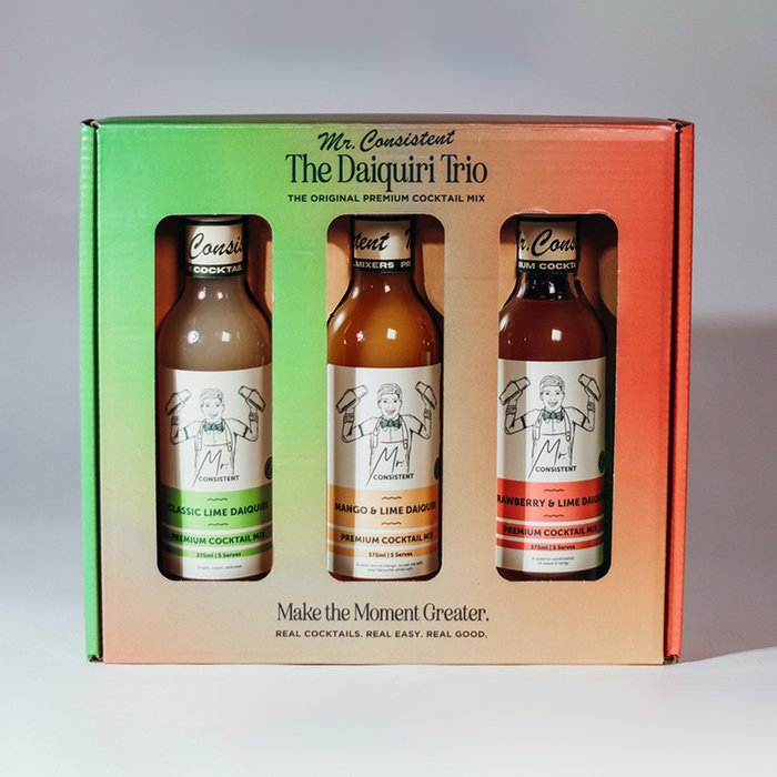 Mr. Consistent Daiquiri Trio Cocktail Mixer Gift Set