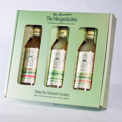 Mr. Consistent Margarita Trio Cocktail Mixer Gift Set