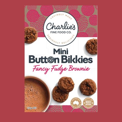 Chocolate Fudge Button Bikkies