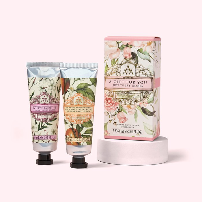 Just to Say Thanks Floral Hand Cream Duo