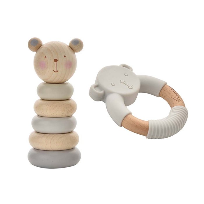 Baby Bear Stacker and Teether Bundle