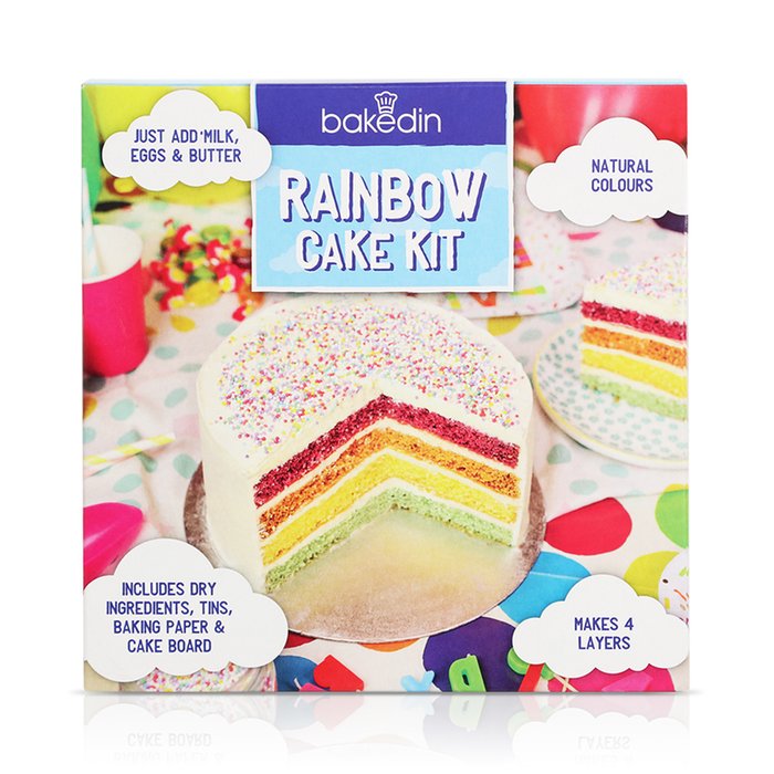 Rainbow Cake Baking Kit