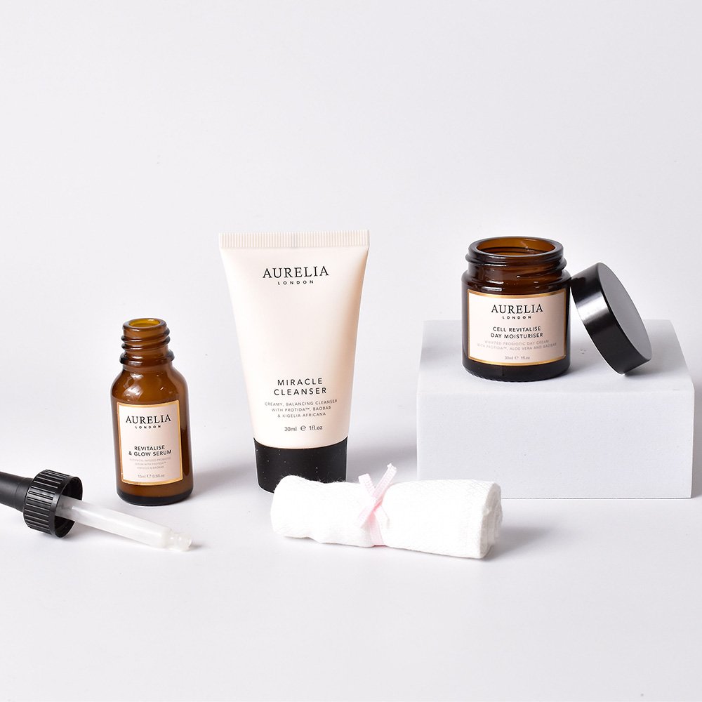 Aurelia 3 Step Morning Routine Face Gift Set