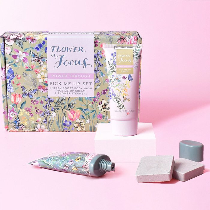 Heathcote & Ivory Flower Power Bath & Body Gift Set Moonpig