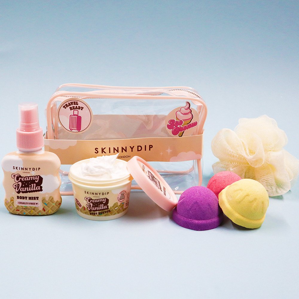 Skinnydip Vanilla Travel Set