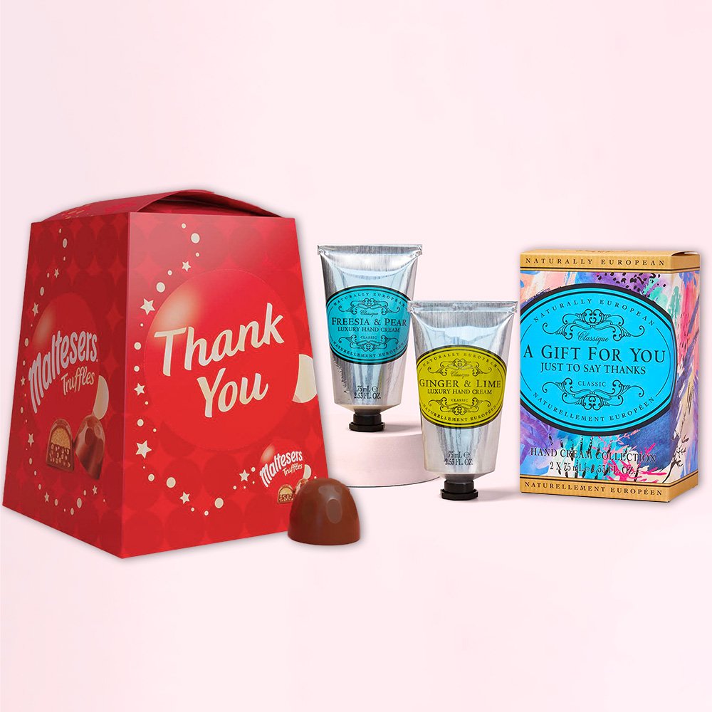 Somerset Toiletry Co Just To Say Thanks Hand Creams & Malteser Truffles
