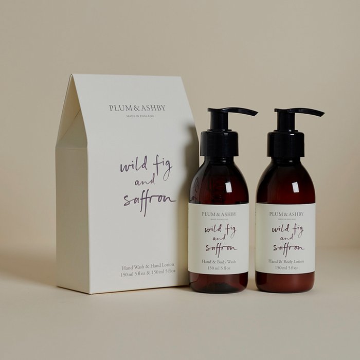 Plumb & Ashby Wild Fig and Saffron Wash and Lotion Duo Set
