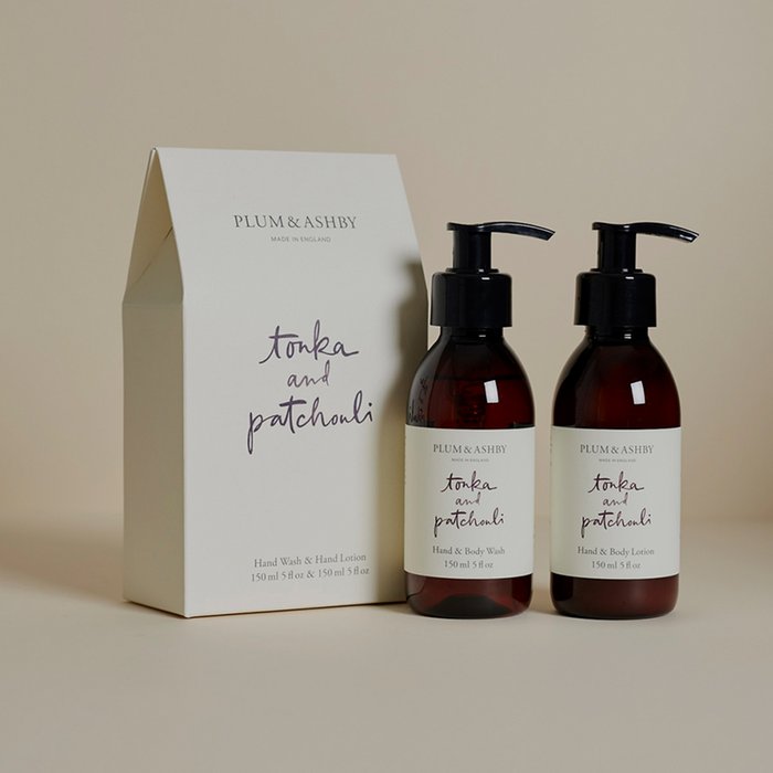 Plumb & Ashby Tonka and Patchouli Wash and Lotion Duo Set