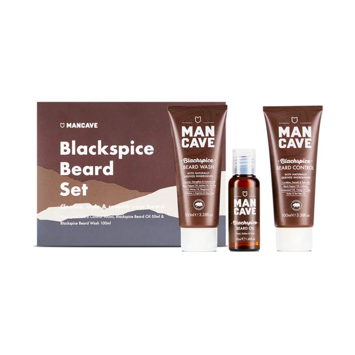 ManCave Blackspice Beardcare Gift Set