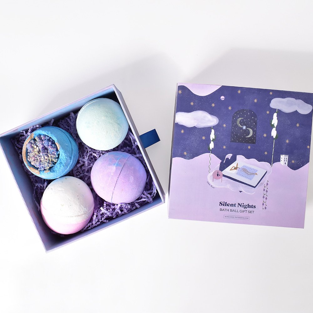 Miss Patisserie Silent Night Bath Bomb Set