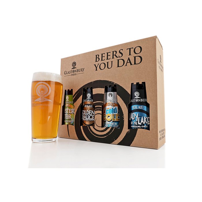 Glastonbury Beers to You Dad Real Ale Gift Set Moonpig