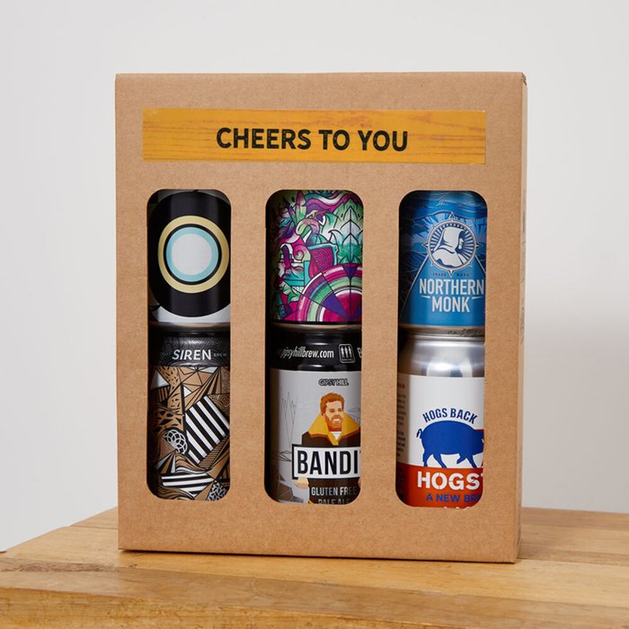 6 Gift Pack Hogs Back Brewery Cheers to You Craft Beers