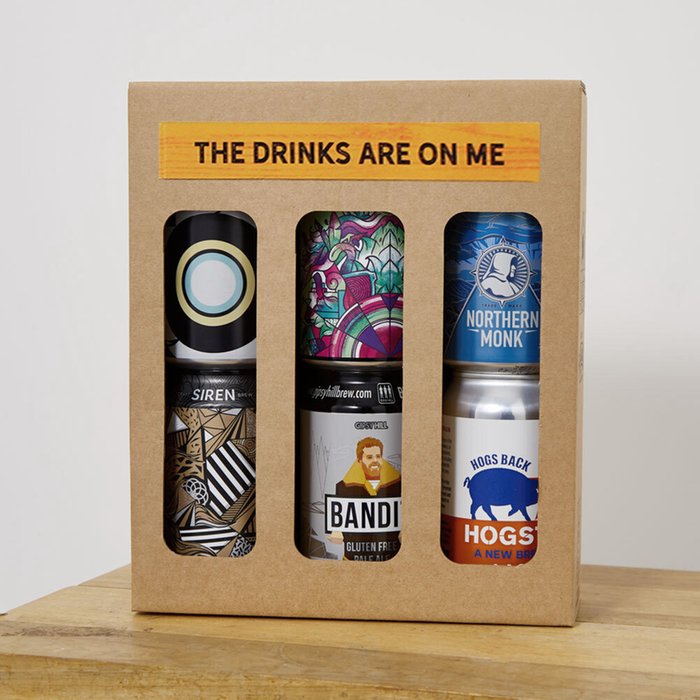 6 Gift Pack Hogs Back Brewery Drinks Are On Me Craft Beers