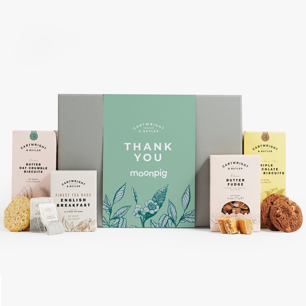 Cartwright & Butler Thank You Tea And Biscuits Hamper Chocolates