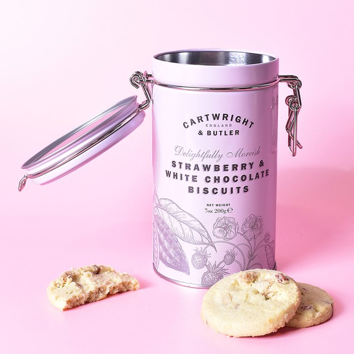 Cartwright & Butler Strawberry & White Chocolate Chunk Biscuits (200g)