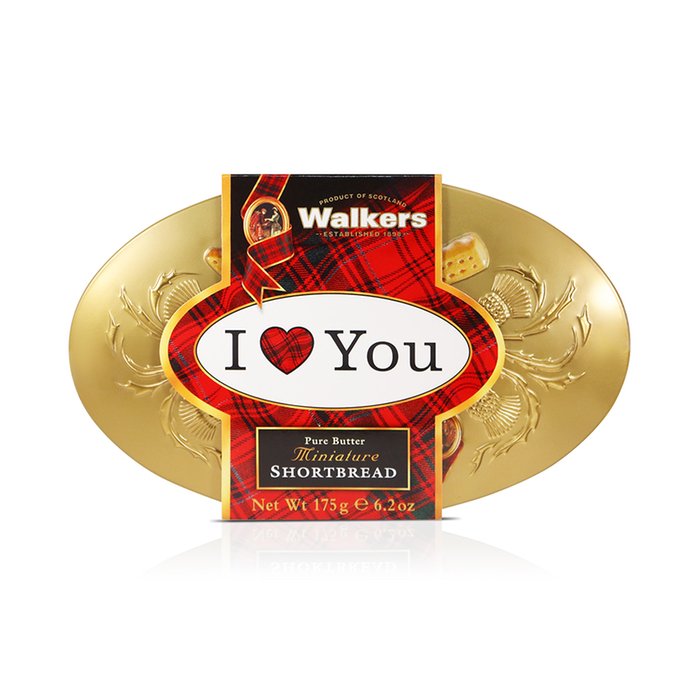 Walkers 'I Love  You' Miniatures Tin (175g)