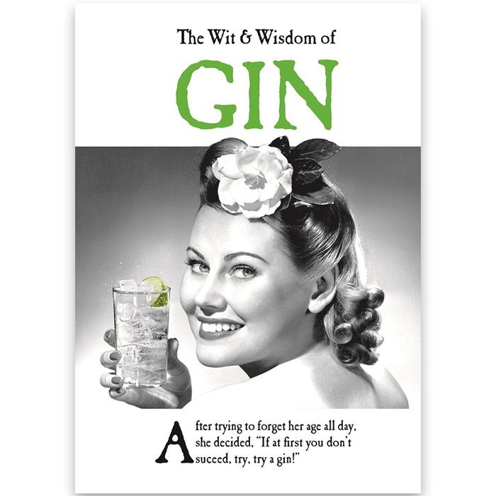Wit and Wisdom of Gin Book