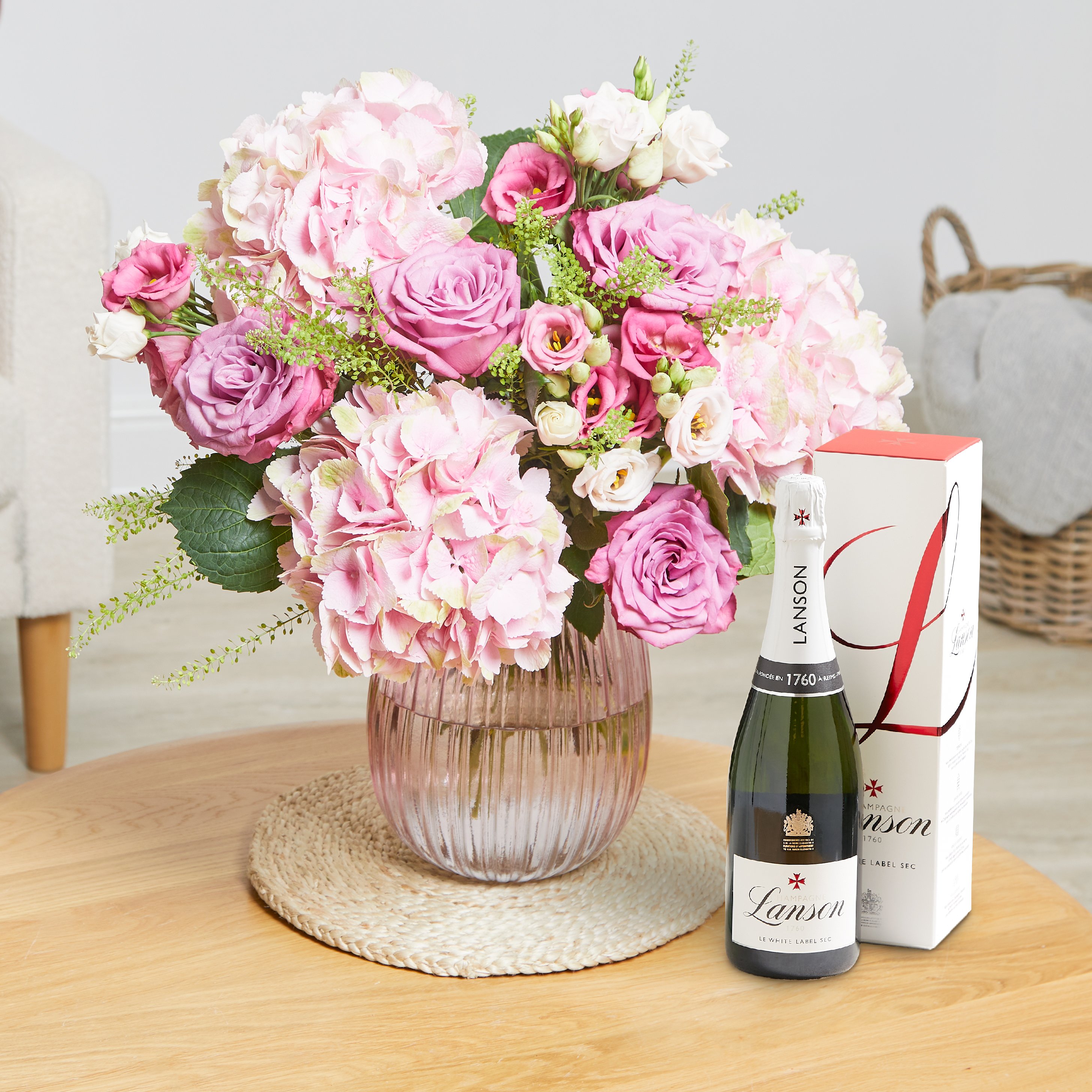 The Mum In A Million With Lanson White Flowers