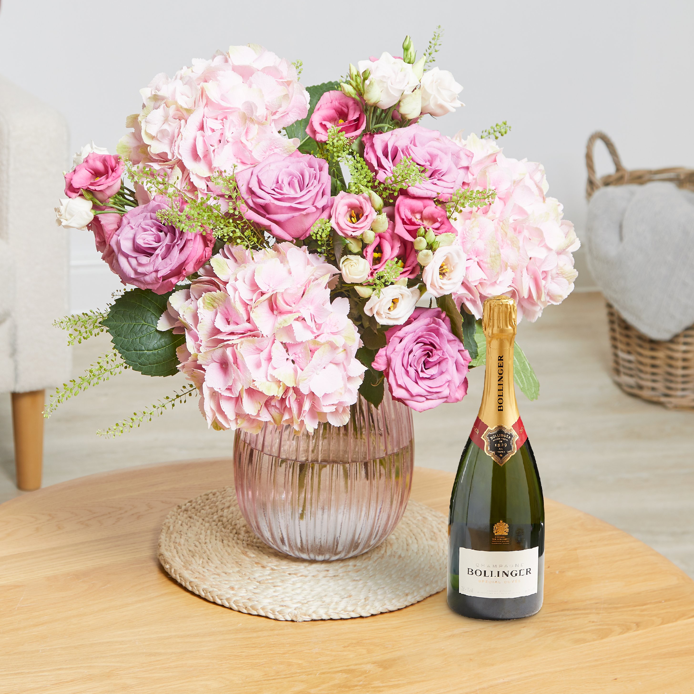 The Mum In A Million With Bollinger Flowers