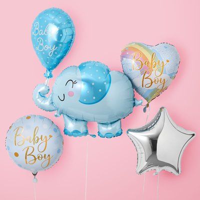 Baby Boy Blue Balloon Bundle