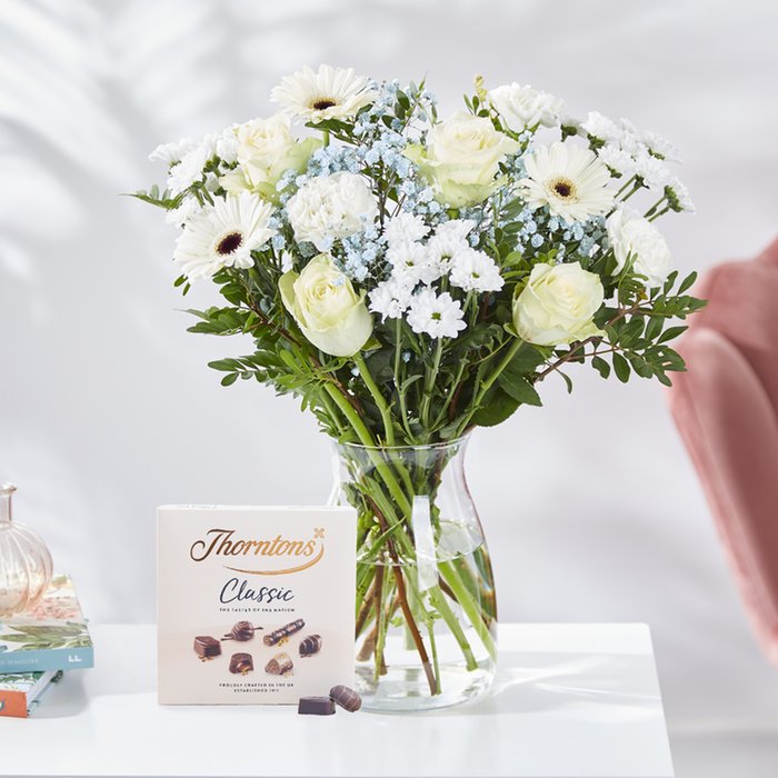 Baby Boy Bouquet and Chocolates