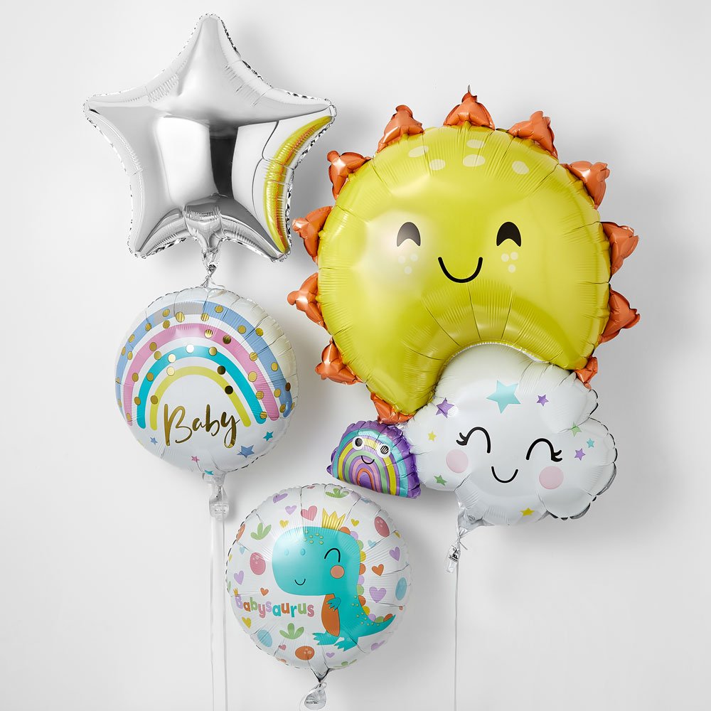 Baby Rainbow Balloon Bundle