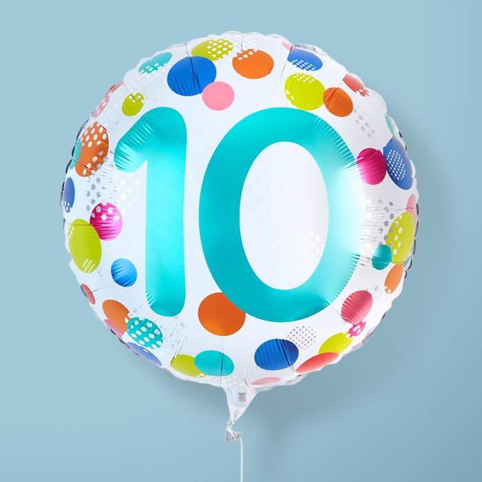 Happy 10th Birthday Balloon