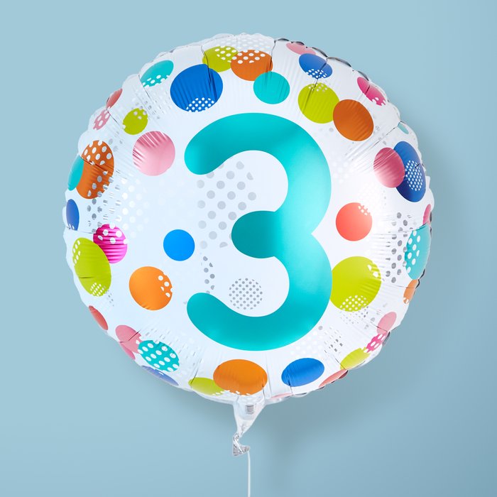 Happy 3rd Birthday Balloon