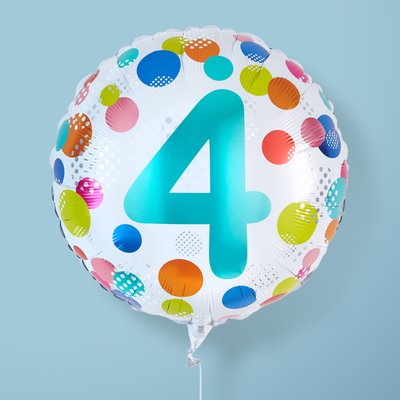 Happy 4th Birthday Balloon