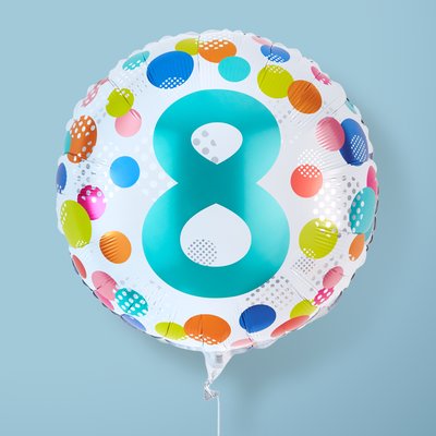 Happy 8th Birthday Balloon