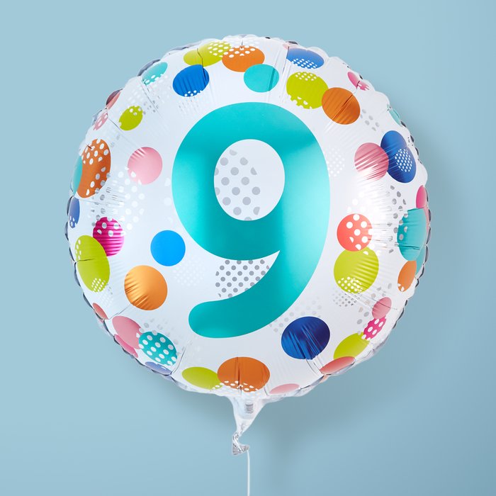 Happy 9th Birthday Balloon
